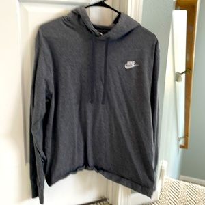 Nike long sleeve shirt with hood